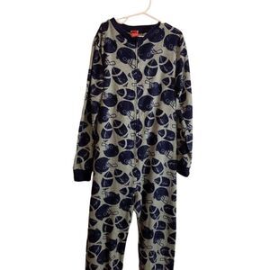 Football onsie pajamas M 8/10